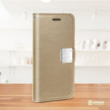 UMAX For Apple iPhone XS MAX Wallet Premium PU Leather, Credit /Cash Slots