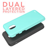 FOR SAMSUNG GALAXY J7 2018 - SLEEK HYBRID COVER W/ DUAL LAYERED PROTECTION IN ZV BLISTER PACKAGING GALAXY J7 REFINE, J7 STAR