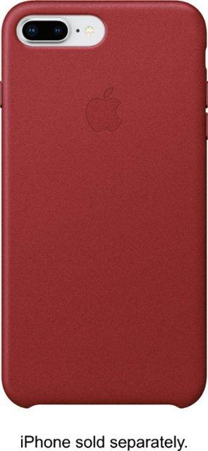 Apple - iPhone® 8 Plus/7 Plus Leather Case - (PRODUCT)RED