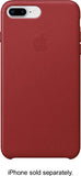 Apple - iPhone® 8 Plus/7 Plus Leather Case - (PRODUCT)RED