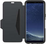 OtterBox STRADA SERIES for Samsung Galaxy S8 - Retail Packaging - ONYX (BLACK/BLACK LEATHER)