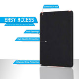 Verizon Durable Protection Tablet Leather Folio Stand Case For Apple iPad Air 2- (BLUE)