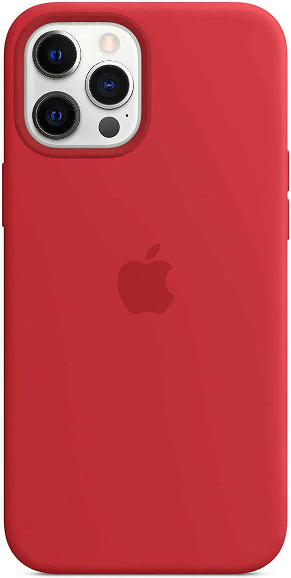 Apple iPhone 12 Pro Max Silicone Case with MagSafe - Red