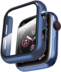 Apple Watch Glass Protector Case Cover Size 44mm Blue