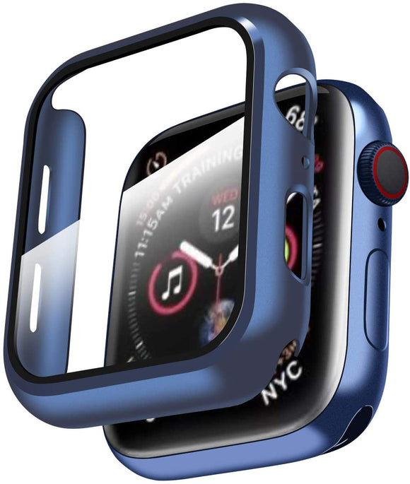 Apple Watch Glass Protector Case Cover Size 44mm Blue