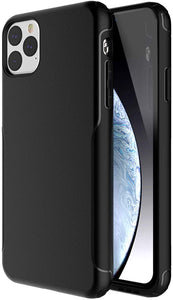 iPhone 11 PRO Case,Scratch Resistant Hard PC+ TPE Bumper Shockproof Rugged Protective Case-Black