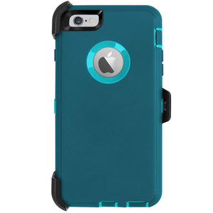 Defender Heavy Duty Shockproof Protective Case & Belt Clip for Apple iPhone 6 plus / 6S Plus