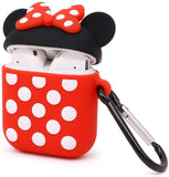 Airpods 1/2 Silicone Skin- Minnie Mouse