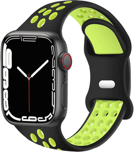 Apple Watch Sport Band 38/40/41mm - Black/Green