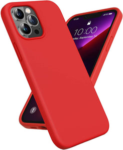 Silicone Case (Red) - iPhone 13 Pro Max