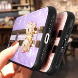 Butterfly Diamond Case iPhone 13 Pro Max Purple