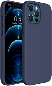 Silicone Case (Blue )- iPhone 12 Pro Max