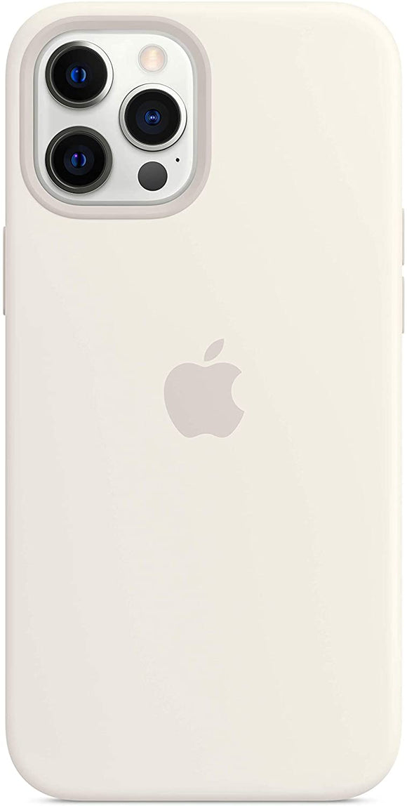 Apple Silicone Case with MagSafe for iPhone 12/12 Pro - White