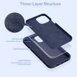 Silicone Case (Blue )- iPhone 12 Pro Max