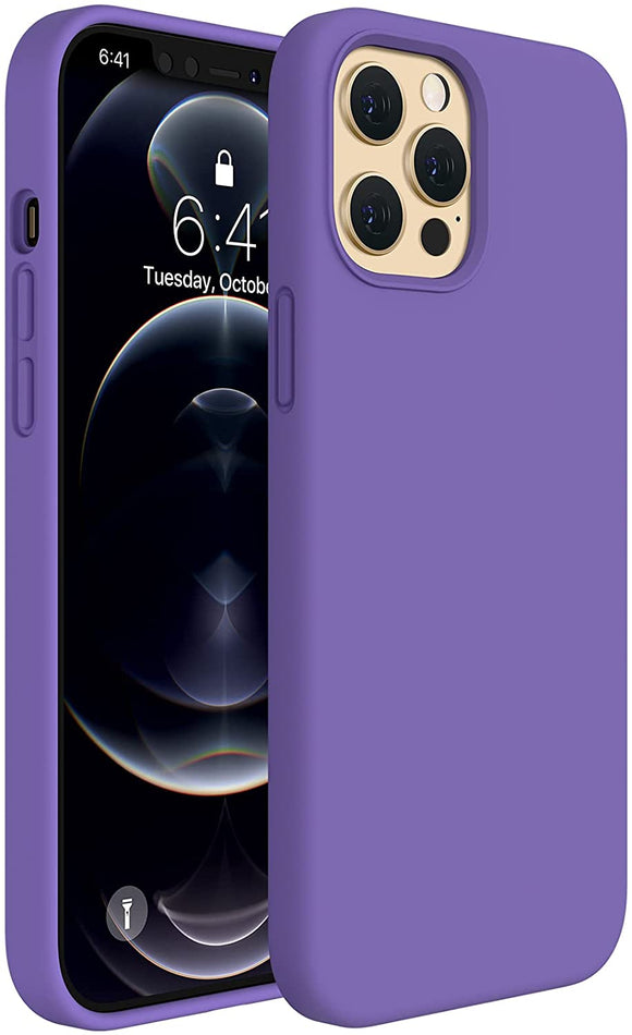 Silicone Case (Dark Purple) - iPhone 13 Pro Max
