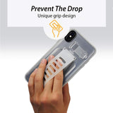 Grip Kickstand case iPhone XR (Clear)