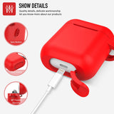 AirPods 1/2 Silicone Skin - Red