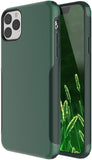 iPhone 11 PRO Case,Scratch Resistant Hard PC+ TPE Bumper Shockproof Rugged Protective Case-Green
