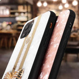 Butterfly Diamond Case iPhone XR- White