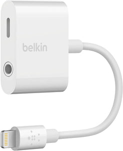 Belkin 3.5mm Audio + Charge RockStar Adapter (White)
