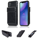 Premuim Flip Soft Leather Wallet Pocket Back Slim Case For iPhone X /XS