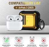 Apple Airpods 3 Hard Armor Case - Yellow/Black