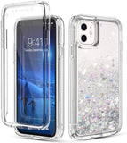 Phone Case Glitter iPhone 12 / 12 Pro (6.1) Case - Silver