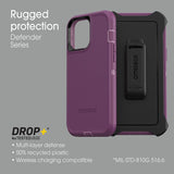 Otterbox Defender Series Case for iPhone 13 Pro Max/ 12 Pro max in Happy Purple