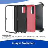 PHONE CASE WITH CLIP S20 - RED