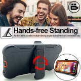 iPhone 11 Camo Holster Belt Clip & Kickstand (Tree Orange) (Wheat Orange)