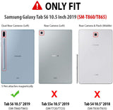 Samsung Tab S6 10.5" T860 Rotating 360 case - Navy