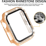 Apple Watch Diamond Tempered Glass protector 45mm (GOLD)