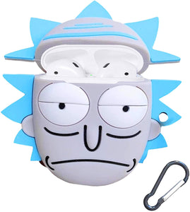 Airpods 1/2 Gen (Character Rick) Silicone case