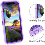 iPhone 11 Pro MAX Cases Protective Glitter Case for Women Girls Cute Bling Sparkle Heavy Duty Hard Shell Shockproof TPU Case for 2019 Release 6.5 Inches iPhone 11 Pro MAX, Purple