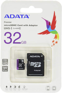 ADATA 32GB microSDHC/SDXC UHS-I U1 Class 10 Memory Card with Adapter (AUSDH32GUICL10-RA1)
