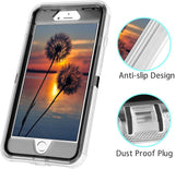 Phone Case Glitter iPhone 7/8 Plus Case - Black