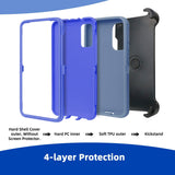 PHONE CASE WITH CLIP S20 ULTRA - BLUE