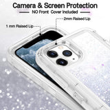Phone Case Glitter iPhone 11 Pro Max- Silver