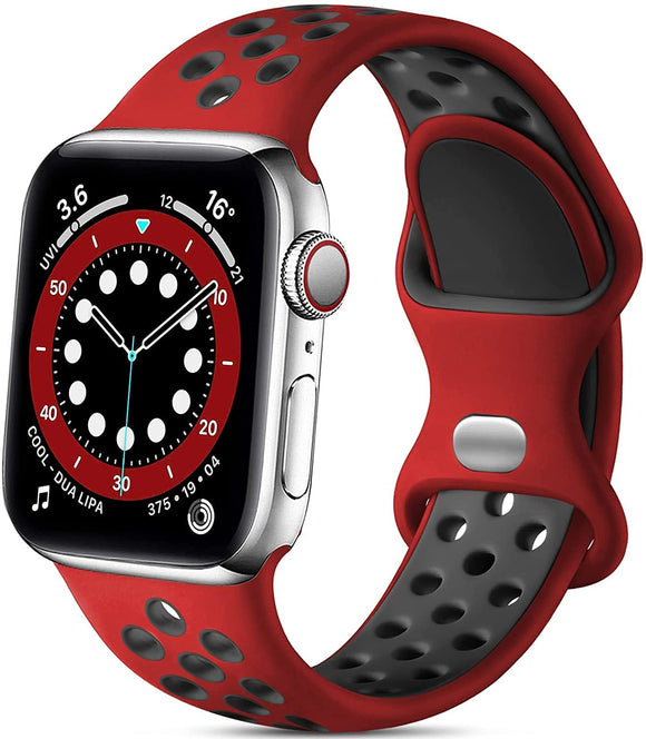 Apple Watch Sport Band 38/40/41mm - Red /Black