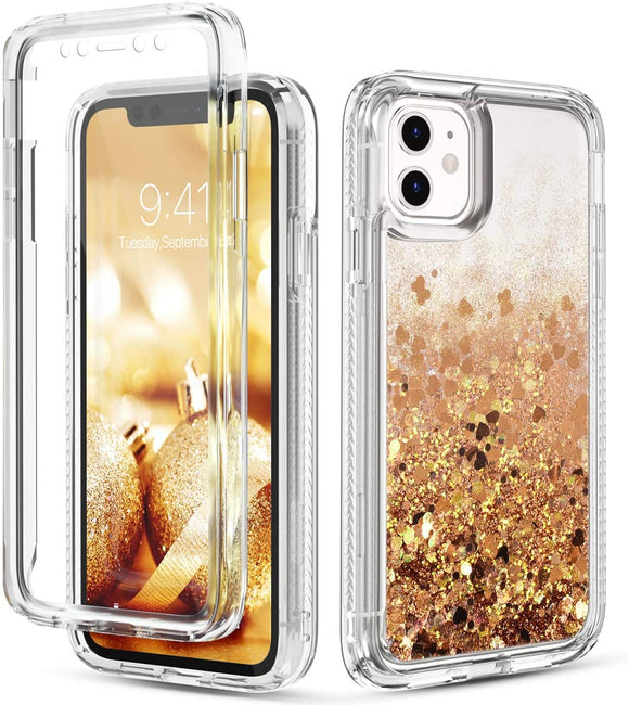 Phone Case Glitter iPhone 12 Mini Case - Gold