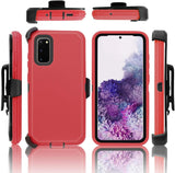 PHONE CASE WITH CLIP S20 ULTRA - RED