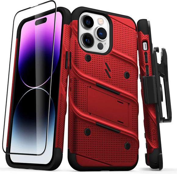 ZIZO BOLT Bundle iPhone 14 Pro Max (6.7) Case - Red
