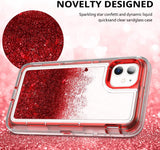 Phone Case Glitter iPhone 12 Mini Case - Red