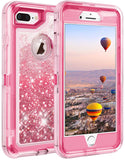 Phone Case Glitter iPhone 7/8 Plus Case - Hot Pink