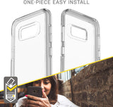OtterBox Symmetry Series Case for Galaxy S8 (ONLY) - Clear Crystal (Renewed)