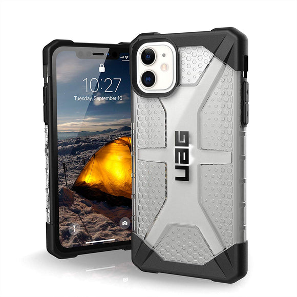 UAG Designed for iPhone 11 [6.1-inch Screen] Plasma Feather-Light Rugged [Ice] Military Drop Tested iPhone Case- ICE
