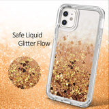 Phone Case Glitter iPhone 12 Pro Max (6.7) Case - Gold