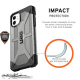 UAG Designed for iPhone 11 [6.1-inch Screen] Plasma Feather-Light Rugged [Ash] Military Drop Tested iPhone Case- ASH