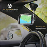 SCOSCHE IHW10 STUCKUP Universal 4-in-1 Smartphone/GPS Suction Cup/Vent Mount Kit for the Car, Home or Office