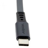 Black USB A - USB C 2.0 3 Foot Cable